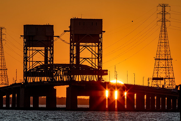 Newport News- James River Bridge Image by Glenn Woodell