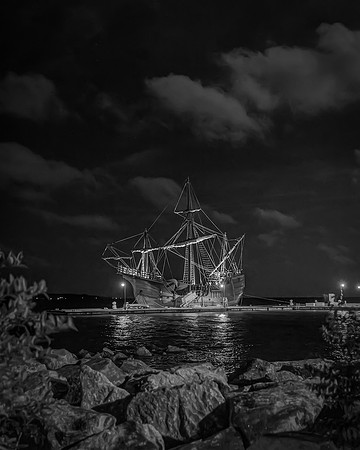 Yorktown- Nao Santa Maria at Dock Image by Glenn Woodell
