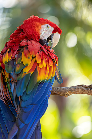 Scarlet Macaw  -Image by Wendy Podmenik Woodell