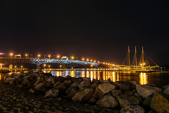 The Coleman Bridge- Yorktown- The Coleman Bridge Image by Glenn Woodell