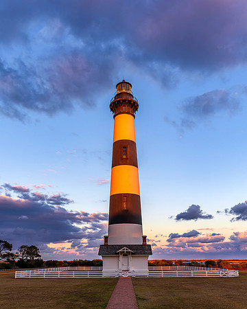 Bodie Lighthouse- Sunset Colors on Bodie -Image by Wendy Podmenik Woodell